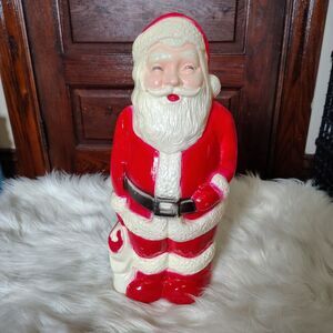 Union Products VTG✨Santa Claus Christmas Table Top 13” Blow Mold WITHOUT CORD